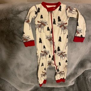 Baby Christmas pajama romper